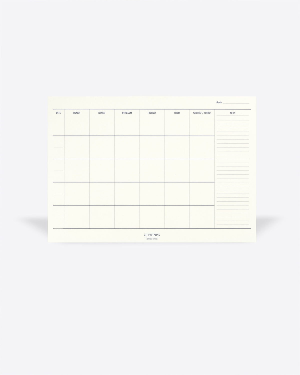 Week Calder Weekly Calendar